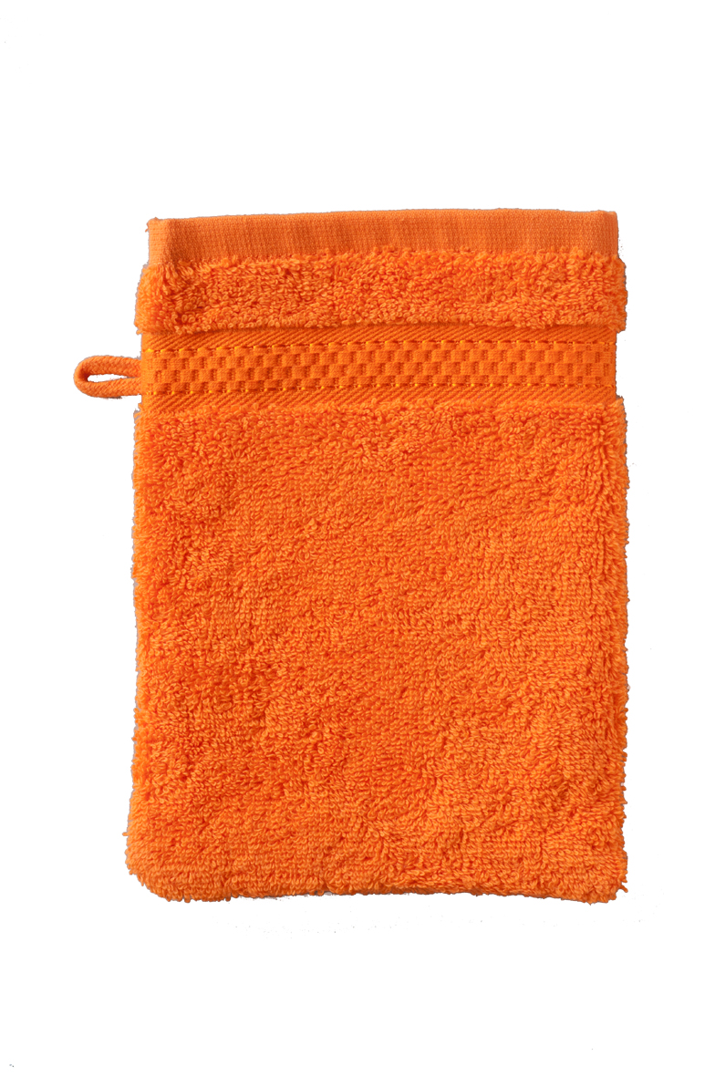 Waschlappen Silke Premium orange 16x21 cm Handtuch & Co